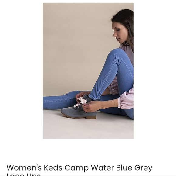 Keds Camp Water Blue Grey Lace Ups - Picture 11 of 12